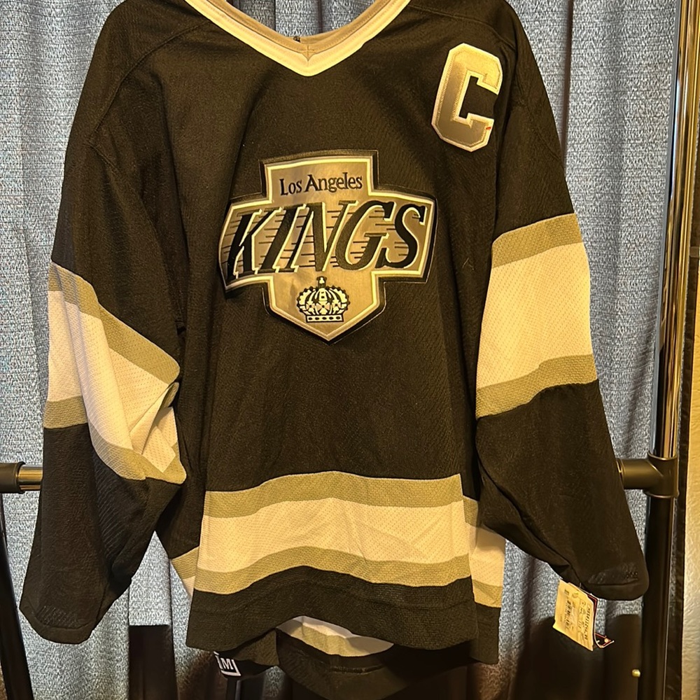 Vintage official licensed LA Kings  Gretzky captain jersey.  BNWT Collectors